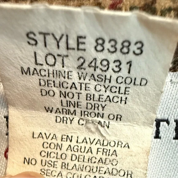 Vintage Jaclyn Smith Plaid Blazer |Size 14| Brien Wool Blend with Collar. - Picture 8 of 9